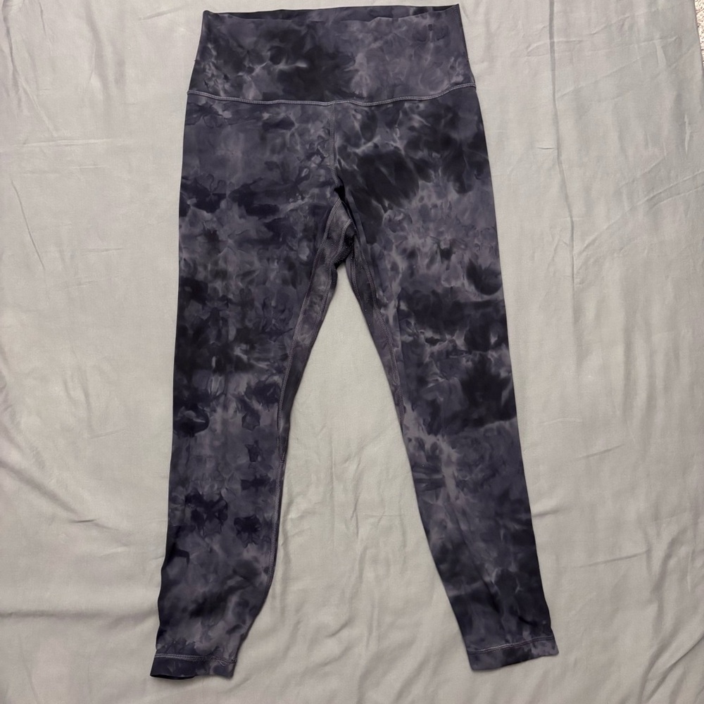 🖤 Lululemon Align High-Rise Leggings – Size 10 – Smoky Tie-Dye